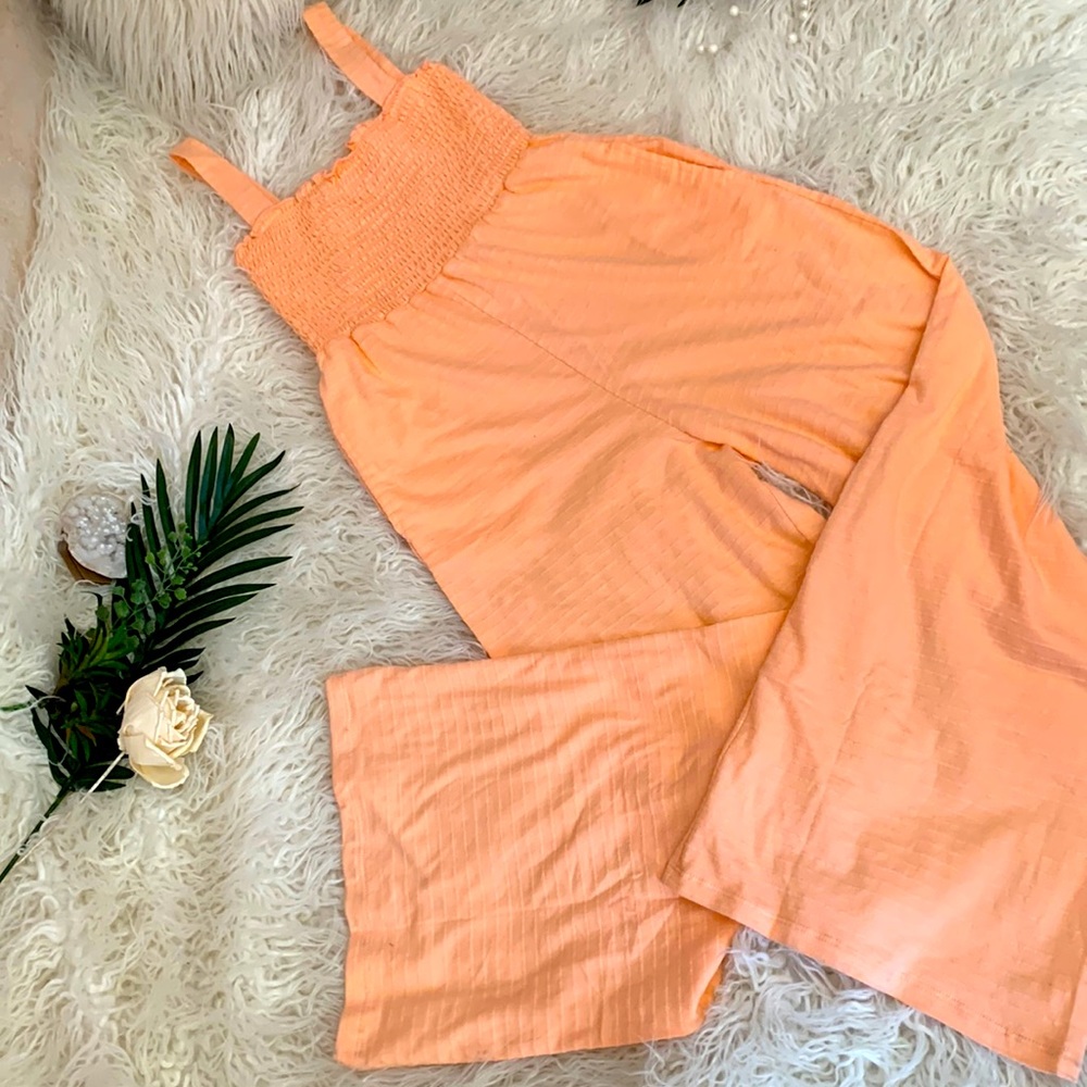 Roxy romper-Peach/Coral